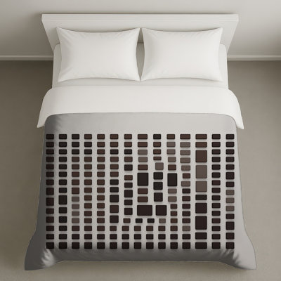 Housses de couette rectangulaires brunes