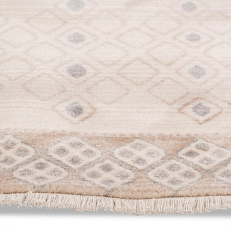 Heirloom Transitional Beige And Sand Rug, Rectangle 8' x 10'