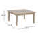 Amina Solid Wood Square Coffee Table