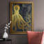 Octopus Ink Gold & Blue I, toile encadrée de qualité supérieure - prête à être accrochée-871677551