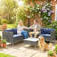Rattan Sofa Set