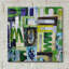 Art mural en verre acrylique Golders 1 'par Coco Good, 12 po x 12 po