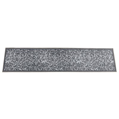 Runner Aaiden Abstract Machine Woven Gray Indoor / Outdoor Area Rug -  Canora Grey, B9246B9A5DA44077BC8D59C6B04655C8