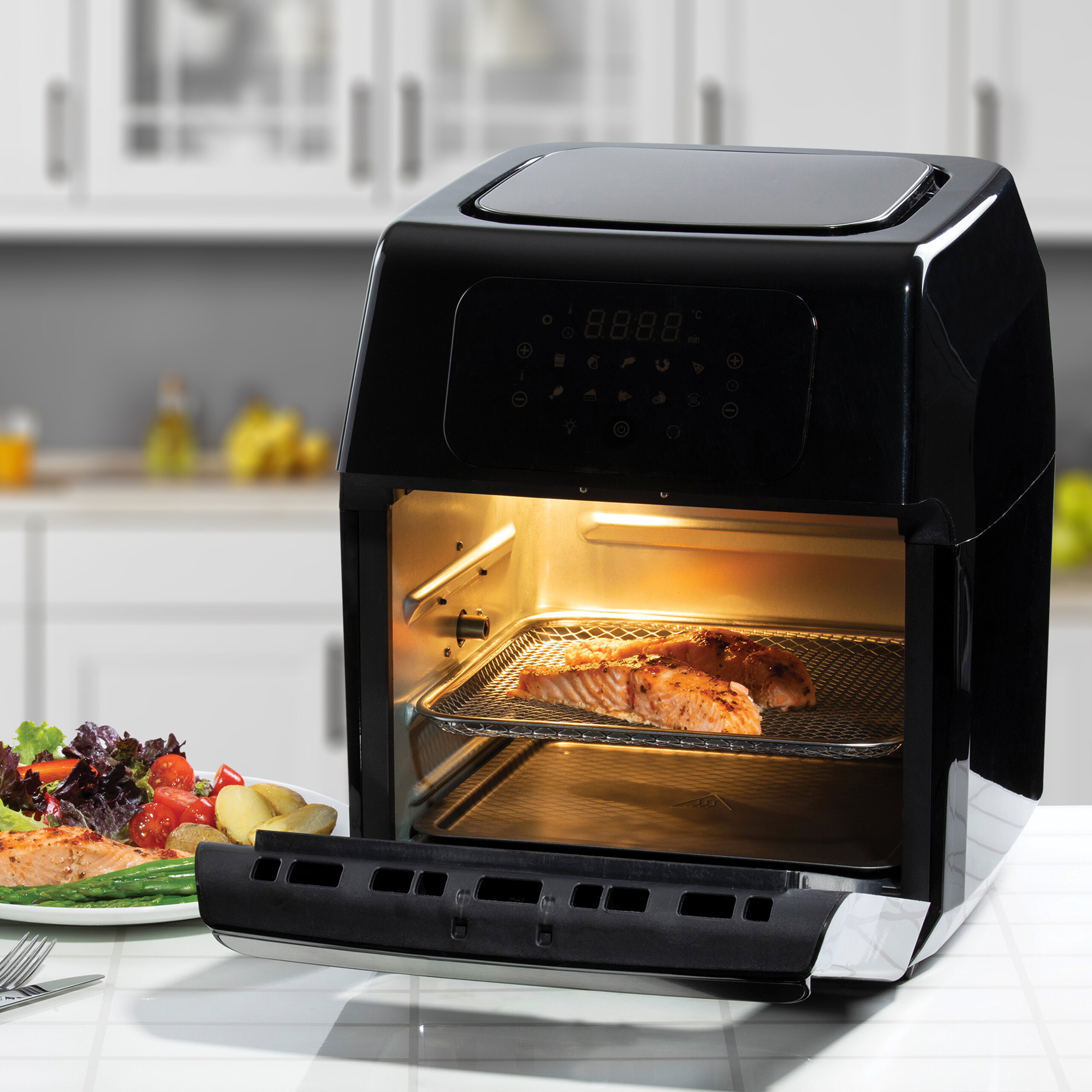 Innoteck 12L Air Fryer with Rotisserie