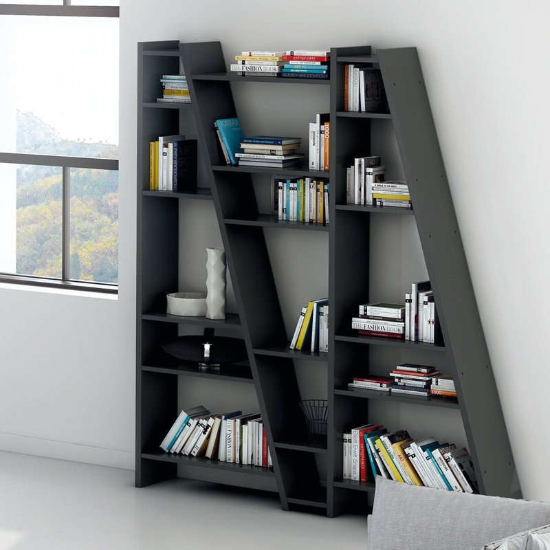 Delta Geometric Bookcase, Pure Black