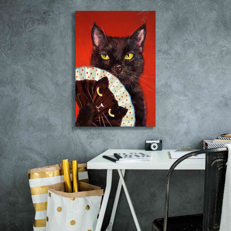 «Double Trouble» par Lucia Heffernan, H 26 po x l 18 po x P 0,75 po