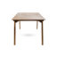 Table d'extérieur 69 po avec finition - fabriquée en bois pour un repas délicieux