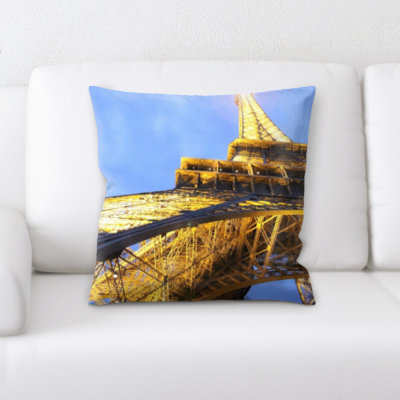 Coussin décoratif tour eiffle Brumfield
