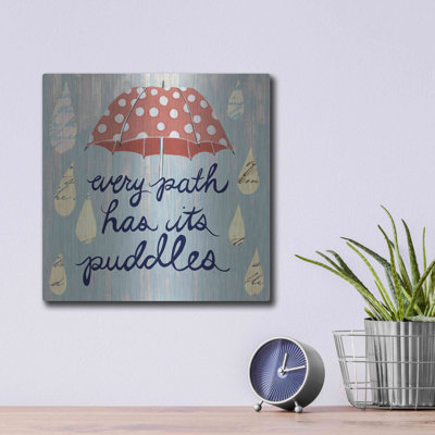 «Rainy Day II» par Grace Popp, art mural en métal