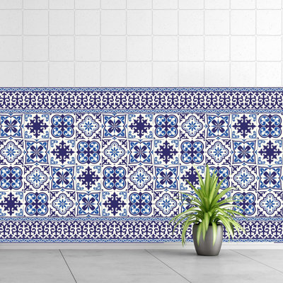 25.4cm W x 25.4cm L Vinyl Peel and Stick Mosaic Tile