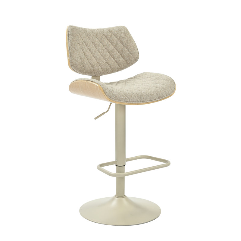 Swivel Yes Bar Stool with Steel Frame