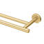 Latitude II Double 24" Wall Mounted Towel Bar | Bathroom Towel Rack with Two Bars-35143169