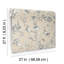Passion Flower Toile Floral Wallpaper Roll-158612593