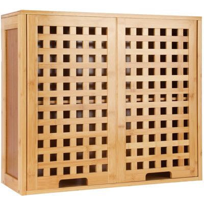 Tornell Solid Wood Wall Bathroom Cabinet