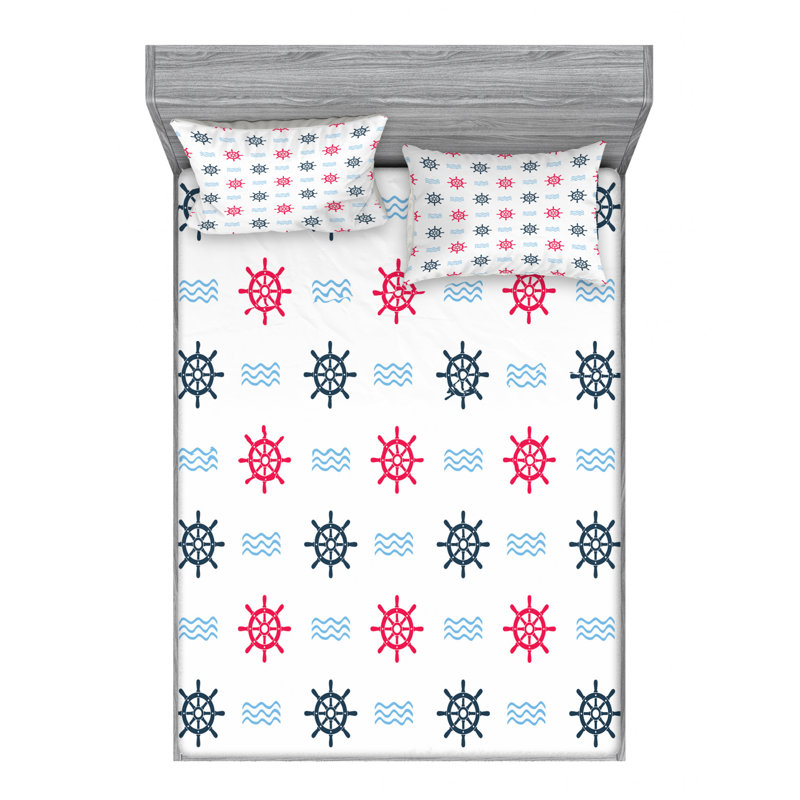 Microfiber Sheet Set, Queen Sheet Set with Fitted Sheet