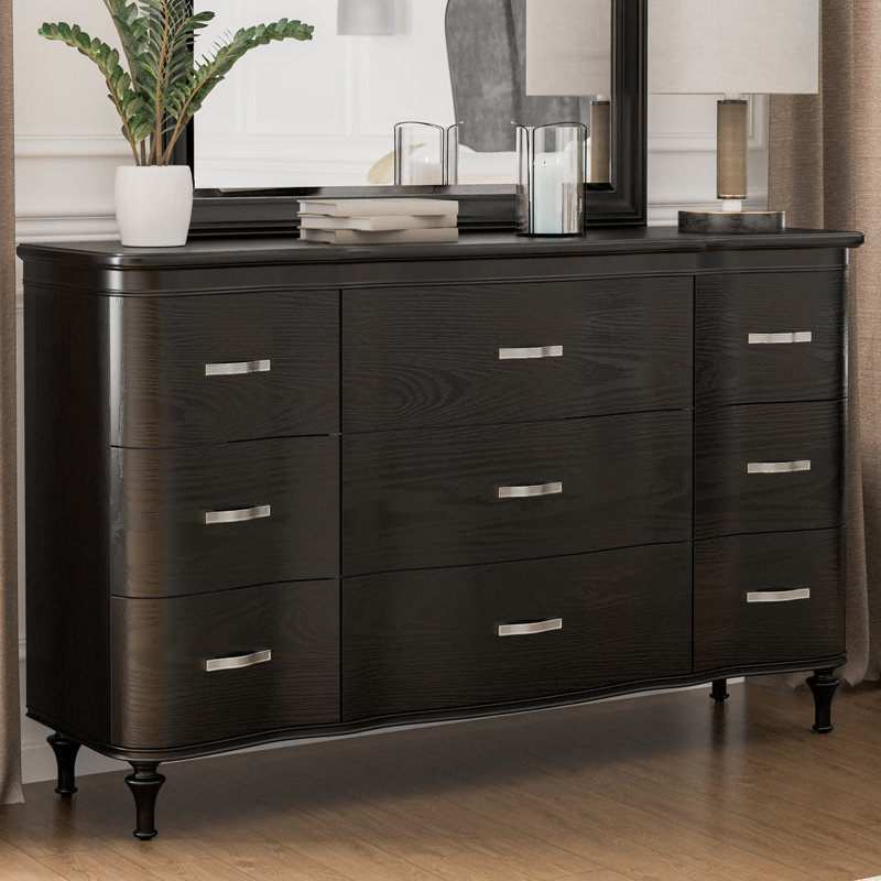 Seabliss 9 - Drawer Dresser, Black