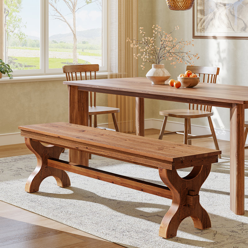 Solid Wood Bench
