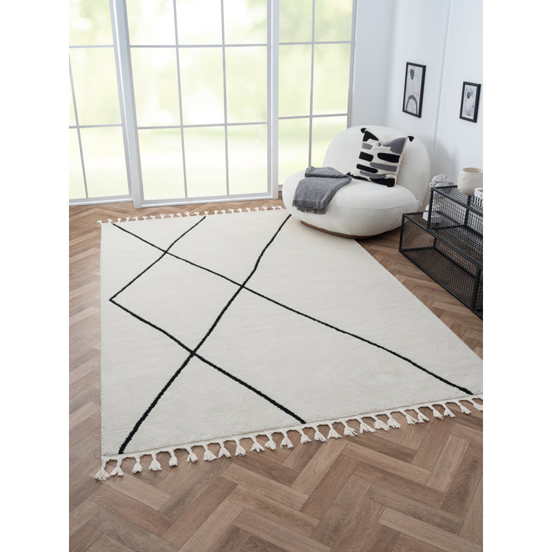 Oasis Tapis white Rug, Rectangle 200 x 290cm