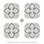 Riviera Octagon Garde Gris W/Taco 7-7/8 In. X 7-7/8 In. Porcelain Floor And Wall Tile-833188868