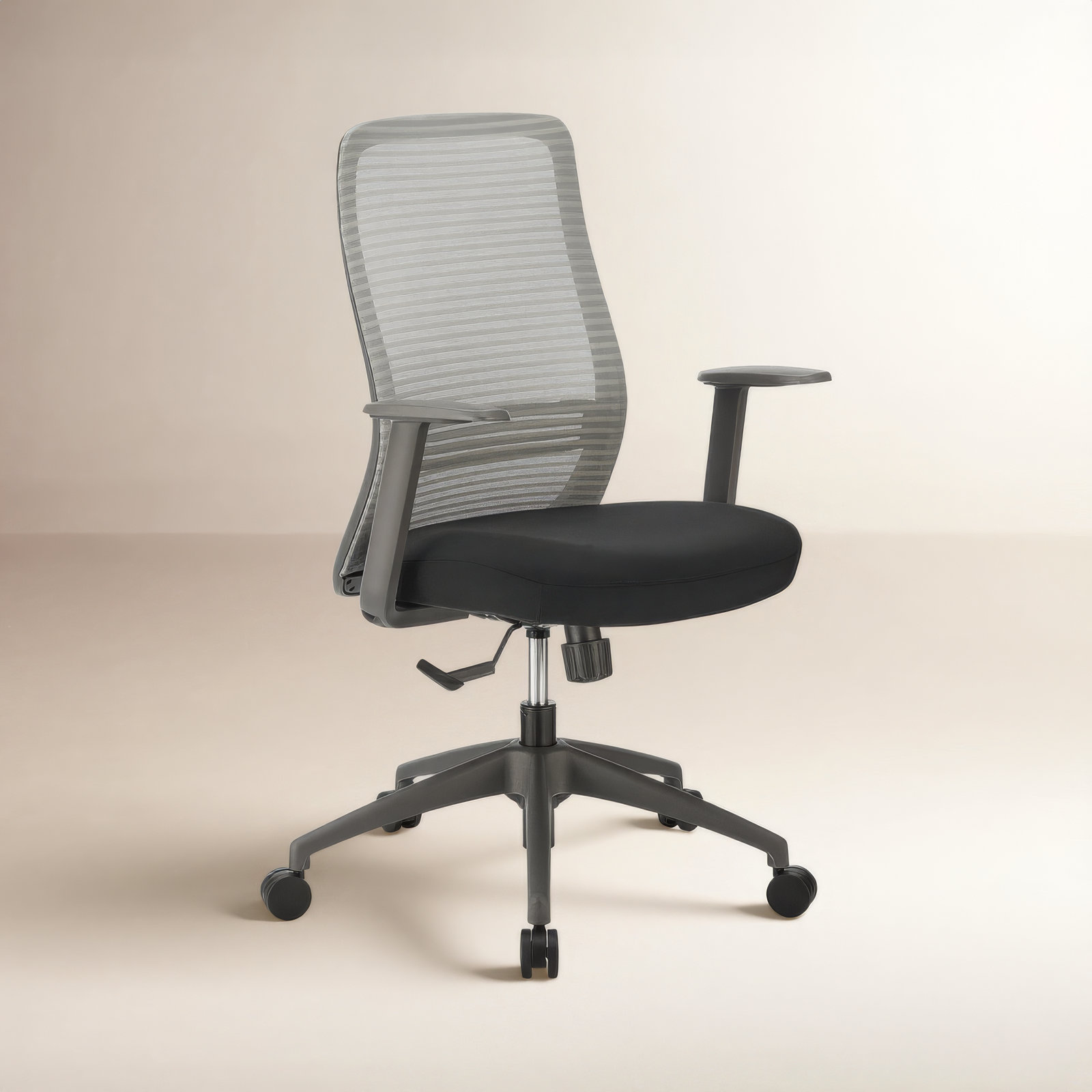 Gizia Swivel Office Chair, Gray
