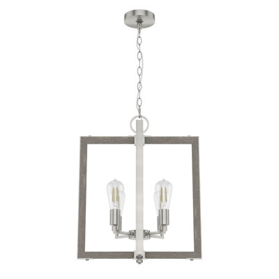 Luminaire suspendu 4 lumières Woodburn