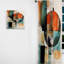 Bellview - Explorations géométriques abstraites orange IV - Rideau en velours moderne - obscurcissant - 1 panneau-1176083140