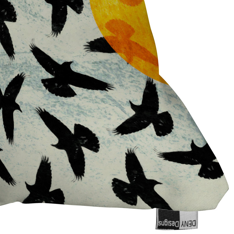 Coussin décoratif Oiseaux, 26 po x 26 po