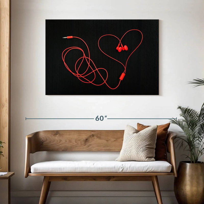 Écouteurs Abarca Heart, H 30 po x l 45 po