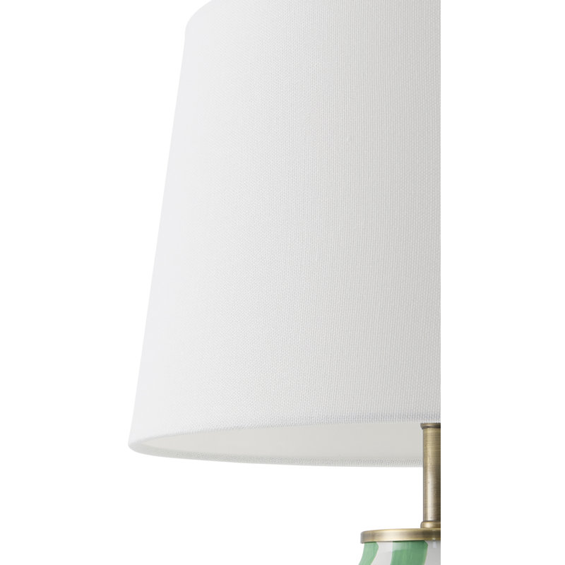 Samp Table Lamp Set, Green/White