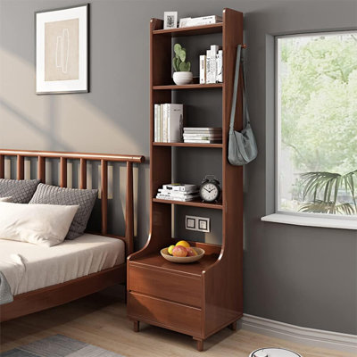 Independent Wooden Open Bookshelf
