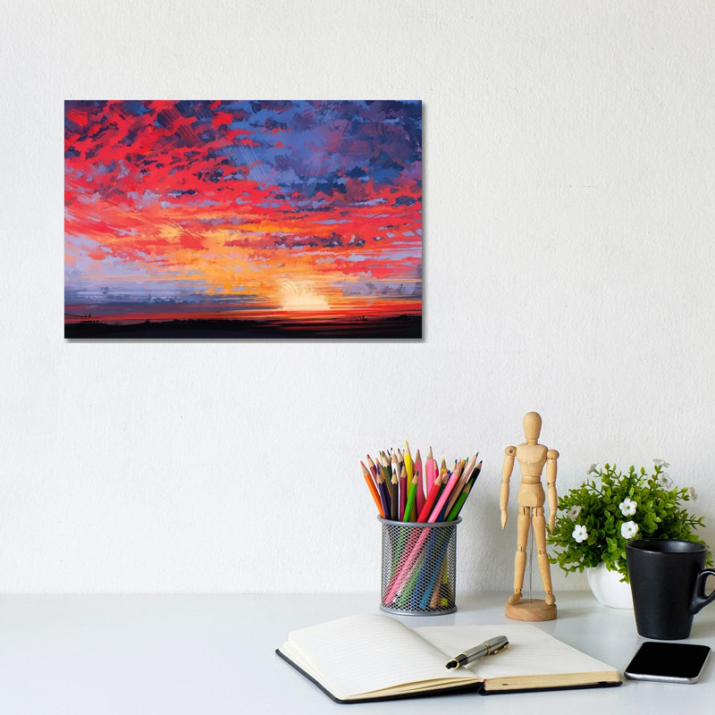 Sky 1 Piece Wrapped Canvas Painting, 20.32 cm H x 30.48 cm W