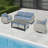 Ingvald Wicker 5 - Person Patio Conversation Set with Cushions-1930189980