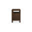Table de chevet Tide brun foncé