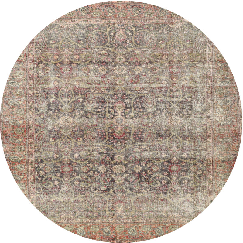 Oriental Indoor Rug, Round 8'
