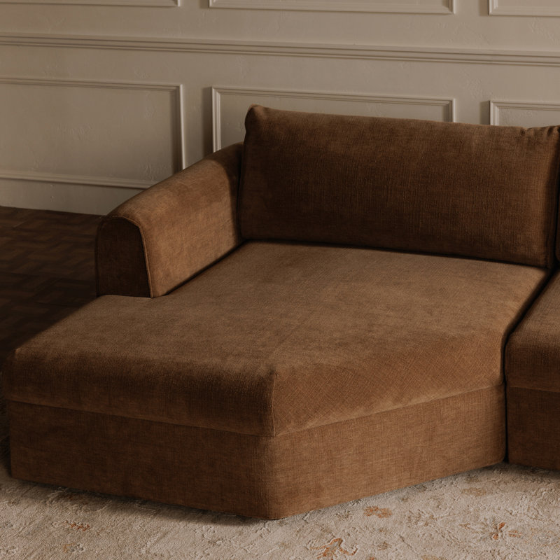 Left Sectional Taupe