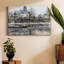 «Snow in Vetheuil» par Monet-Gallery, toile tendue-1236489415