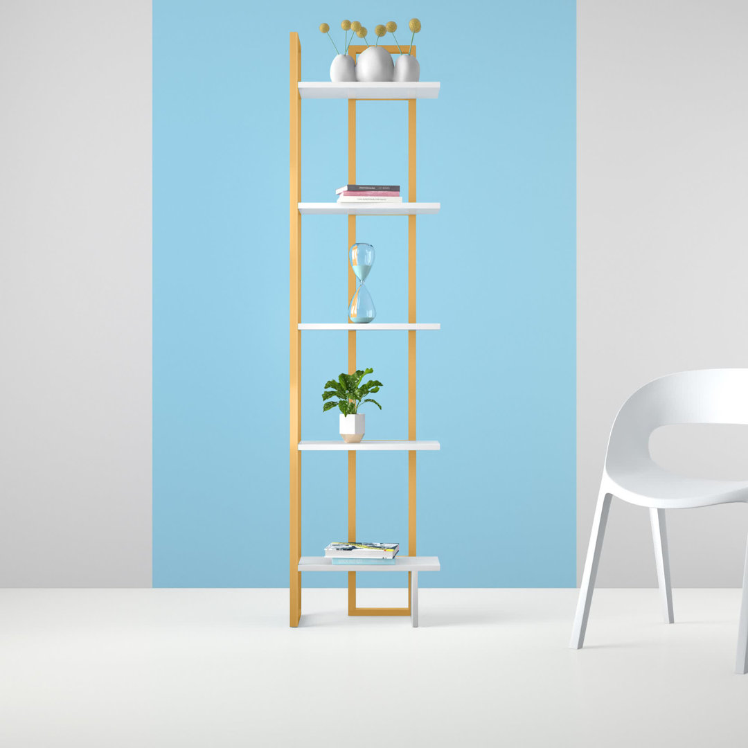 Alica 180cm H x 45.2cm W Corner Bookcase