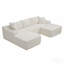 Repose-pieds en velours côtelé avec repose-pieds Cloud-145372475-145372472