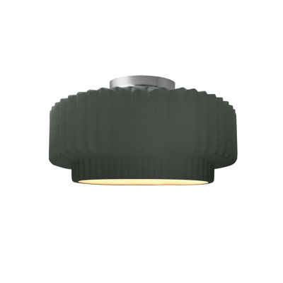 Plafonnier semi-encastré en céramique Radiance