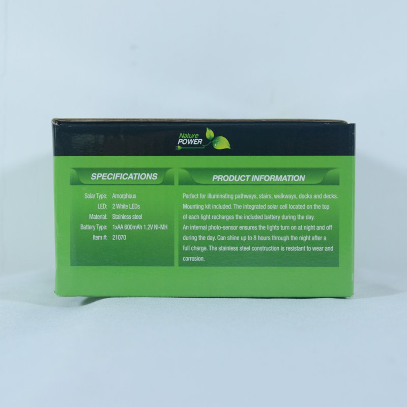 Stainless Steel Solar LED Pathway Lights Multipack