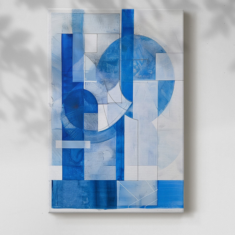 Série ABSTRACT Lxxix - Toile tendue avec châssis de qualité supérieure - Prêt à être accroché, H 27 po x l 18 po