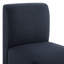 Bralan Polyester Blend Upholstered Side Dining Chair with Casters-2125657207