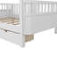 Lit plateforme simple en bois pour enfants, lit simple en bois à profil bas avec rails pour filles et garçons-2096665891-2096665893