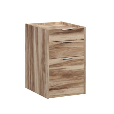 Classeur, finition bois d'acacia
