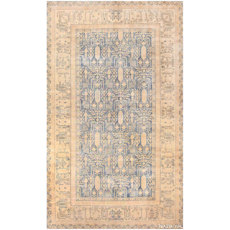 One-of-a-Kind 10'10" X 18'6" Area Rug in Beige/Blue