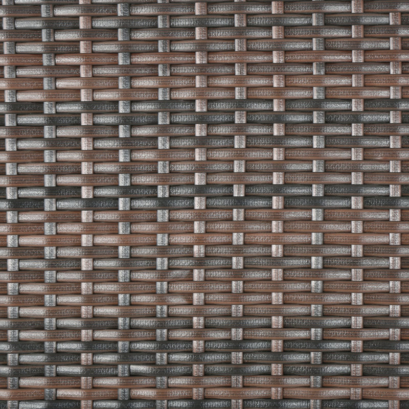 Coffre de patio, Brun multi