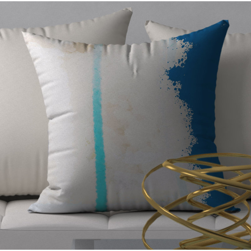 Housse de coussin décorative carrée en toute confiance et insert, 24 po x 24 po