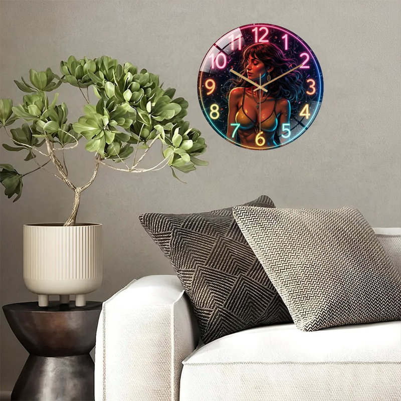 Horloge murale 12 po