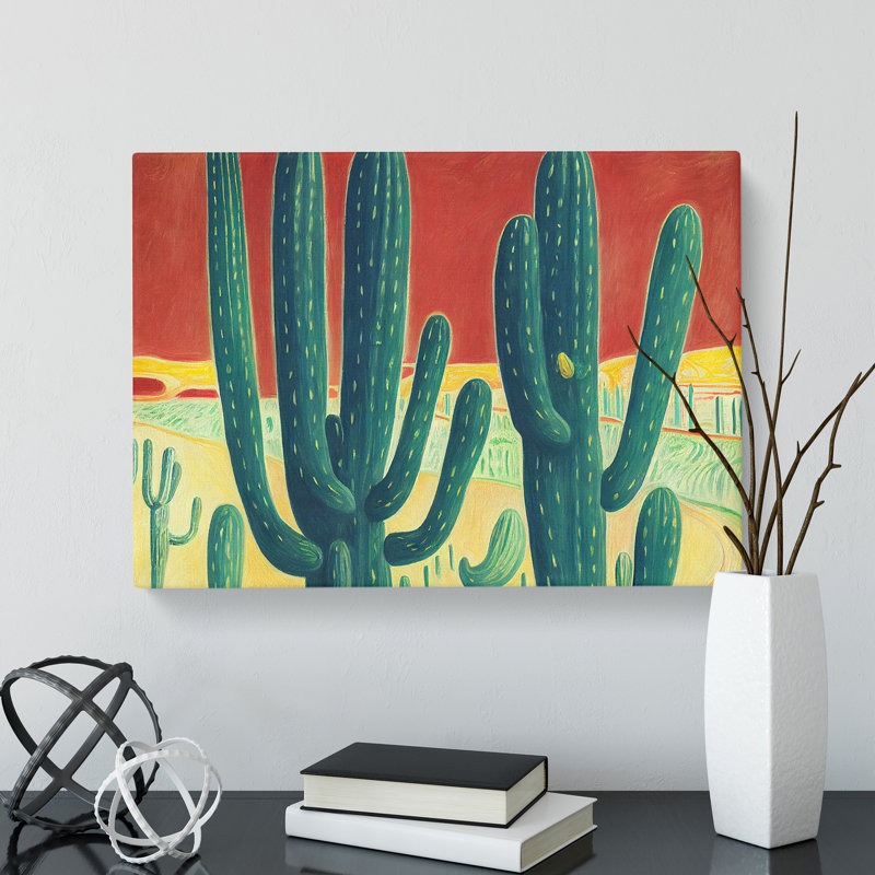 Evolving Cactus - Wrapped Canvas