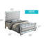 Lit double élégant champagne argenté-890586151-890586144